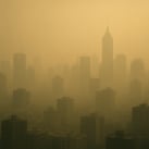 smog in a city